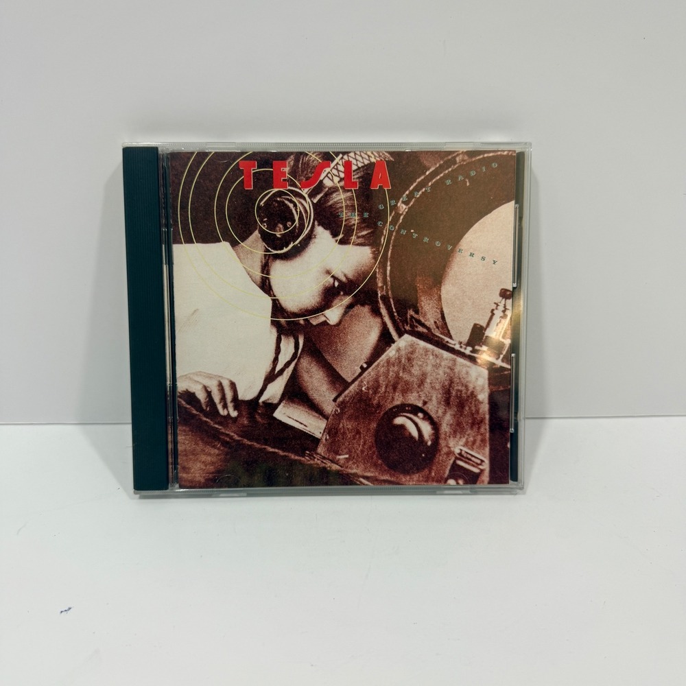 Tesla CD The Great Radio Controversy Unisex OS Multi Good 1989 Hard Rock 0633